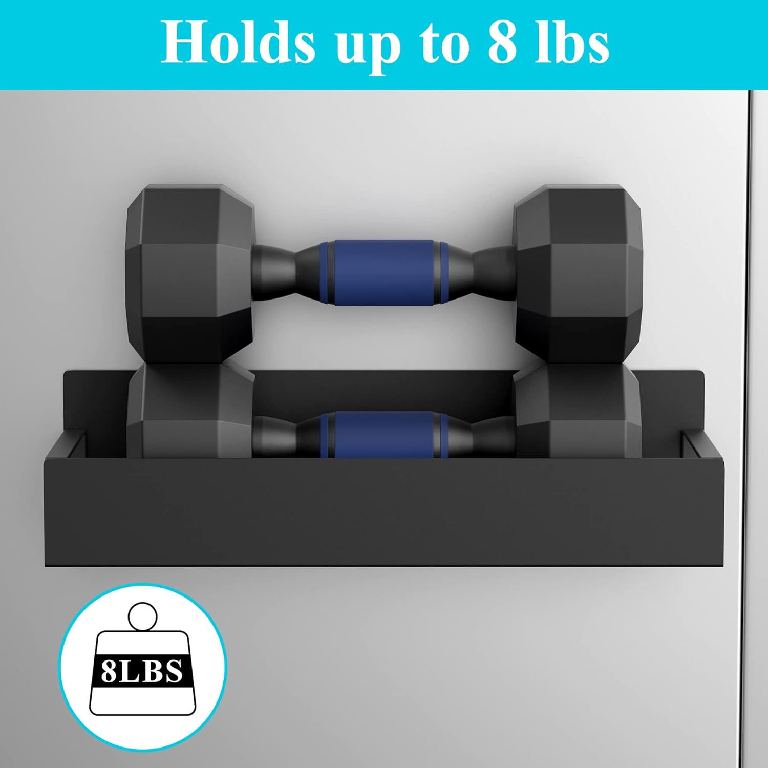 Metal 4 Pack Magnetic Spice Storage Rack Organizer